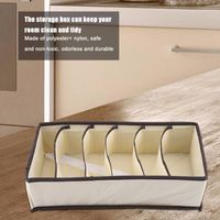Storage Drawers Modern Style Home Boxes Portable Foldable Durable Divider Box Case Container For Bra Underwear Sock