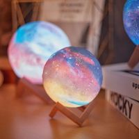 Bedroom head of bed moon starry sky night light birthday present female friend male classmate friend creative meaningful special party Star furniture lu