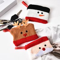 6pcs Precioso Monedero De Navidad Mini Monedero De Felpa Uni 6pcs Precioso Monedero De Navidad Mini Monedero De Felpa Uni