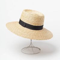 Neue komfortable Frauen Ferienkappe Elegant Tragbare Bug Beach Hut Sommer UV-Schutz Strohkappen