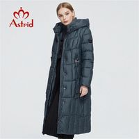 Astrid зима женские пальто женщины длинные теплые парк плед мода толстая куртка с капюшоном Bio-вниз женский дизайн одежды 95 211023