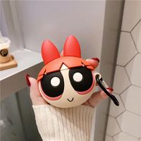 Luxurys Powerpuff Policewoman Lattice Headphone Accessories Airpods Pro case Earphone Desingers Personality Electroplated Cover AirPod 1 2 3 generation good