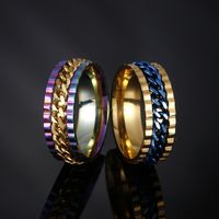 Engrenagem de aço inoxidável circuito ring ring ring anéis anéis de casamento anéis de casamento mulheres moda jóias e sandy drop ship