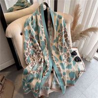 2022 scarves Women Cashmere Scarf Winter Wram Leopard Hijab Thick Pashmina Shawls Lady Wraps Printed Blanket Tassel Large Bufanda Echarpe