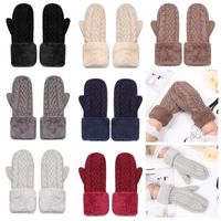 Fünf Fingerhandschuhe Mode weiche thermische isolierte komfortable Dicke extra warme Winterhandschuhe Womens