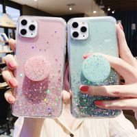 Fashion Soft TPU Glitter Protection Phone Case per iPhone 6 7 8 XS XR 11 Mini 12 Pro Max antiurto Anti-knock