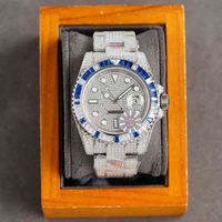 Sapphire Full Watches Diamond Mechaniczny Zegarek Menss Automatyczny 41mm Ladiy Wristwatch 2300+ AAA Cyrkony są starannie wykonane Montre De Luxe