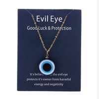 Evil Eye Pendants Necklace Blue Eyes Amulet Necklaces Silver Gold Symbol for luck Jewelry Gift