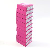 Wholesale caixas de cílios forma de diamante chicote vazio casos maquiagem falsa cílios caixa caixa em massa embalagens
