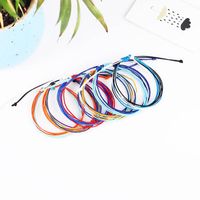 22 Styles Handmade Wax String Thread Bracelet Multilayer Woven Friendship Bracelets Multicolour Adjustable Braided Bangle