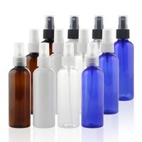 Garrafas de pulverização plásticas de 100ml redondas Ombro recarregável frascos recipiente para limpar perfumes embalagens de cosméticos