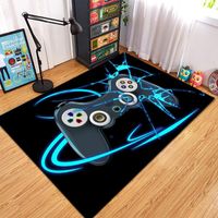 Teppiche 2021 Cartoon Tapete Gamer Fläche Teppiche Anti-Rutschwaschbar für Wohnzimmerstudien Schlafzimmer Kinder Spielbodenmatte spielen