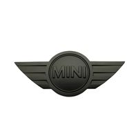 Caril Styling Fibra de Carbono 3D Adesivos Emblema Emblema Emblema Para Mini Cooper One S R50 R53 R56 R57 F55 F56 R57 R58 R56 R60