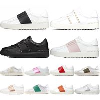 Men Women Dress Shoes classic White Black Red Golden top Mens Womens Leather Shoes Trainers Sneaker outdoor sports shoe