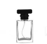 2022 Ny bärbar 100 ml glasspray parfymflaskor med guld silver svart munstycke tomma kosmetiska doftbehållare för diffusor