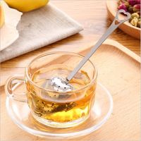 Hot Spring "Herbata Time" wygoda Heart Herbata Wystawa Heart W Kształcie Ze Stali Nierdzewnej Herbata Herbata Filtr łyżeczki 1 S2