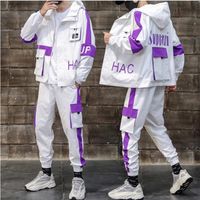 Men's Tracksuits Tracksuit Primavera Autunno 2pc Felpa + Sweatspants 2021 Uomo Set di moda Patchwork Slim fit Suits