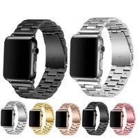Stainless Steel Band Straps For Apple Watch Strap Link Bracelet 38mm 42mm 40mm 44mm watchbands SmartWatch Metal Bands Fit iWatch s232C