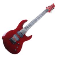 Factory Outlet-8 Strings Neck-thru-body Electric Guitar with 24 Frets,Rosewood Fretboard