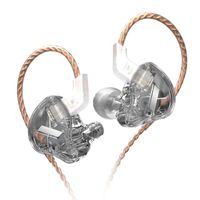 Hörlurar hörlurar KZ EDX 1 Dynamisk i örat HiFi Bass hörlurar Buller Avbrytande headset för ZSX ASX ZAX ZST X ZSN ZS10 PRO S1 Z1 S2 SA08