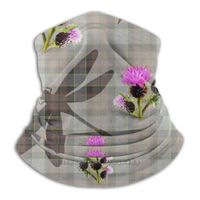 Scarves Scottish Dragonfly Tartan Bandana Scarf Mask Scarfs Neck Warmer Headwear Thistle Outlander