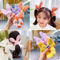 Accesorios para el cabello Higood E. Peluche Bandas de la oreja Bowknot Qiu Dong Girls News Flower Niños Toque suave de lindo bebé