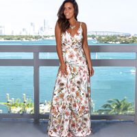 Compre al por mayor Vestido Playero Estampado Formal de bajo precio \u0026 de  calidad con envío gratuito | Es.DHgate