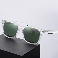 Occhiali da sole polarizzati per uomo Donne Fashion TR90 quadrato telaio quadrato classico Designer Retro Guida occhiali da sole Goggle UV400