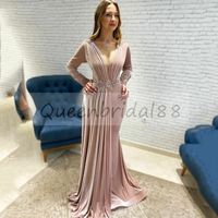 2022 Evening Dresses for Women Sexy Sheer V Neck Ruched Prom...
