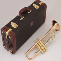 Stradivarius New Trumpet LT180S-72 B Flat Phosphorus & Copper Professional level Trumpet Musical Instruments with mouthpiec Case
