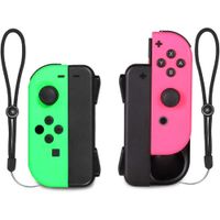 Dobe Mini Laddningsdocka Laddare för Nintendo Switch Joy-Con med låg batteripåminnelse och LED-laddare Indikator - Svart, 2 Förpackningar H0906
