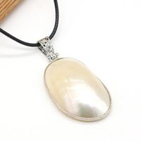 Charms Small Pendant Natural Shell Alloy Necklace Irregular ...
