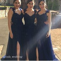 Elegantes Vestidos De Dama De Honor Azul Marino al por mayor a precios baratos | DHgate Elegantes Vestidos De Dama De Honor Azul Marino al por mayor a precios baratos | DHgate