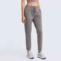 loose <strong>straight yoga pants</strong> with drawstring waist down feeling sports leisure elastic Capris for women