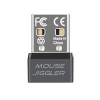 أداة Jiggler Mouse Simulates حركة الماوس، واجهة USB، يمنع الكمبيوتر المحمول من النوم، التوصيل والتشغيل، لا يوجد برنامج مطلوب - أسود