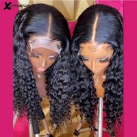 Lace Wigs Kinky Curly 13x4 Frontal Wig 5x5 PU Silk Base Front Human Hair Brazilian Remy Emulation Scalp Top Pre Plucked