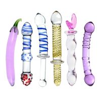 Различные модели стекла фаллоимитатор кристаллический пенис с двойными головками огромные задницы вилки анус задница подключаются секс игрушки для женщин