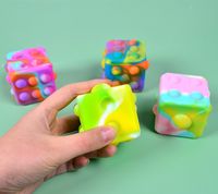 Fidget Zabawki 3d kości Ball Push Bubble Anti-Stres Relief Sensory Squishy Decompression Relaksujący Zabawki Prezenty Dla Dorosłych Dzieci