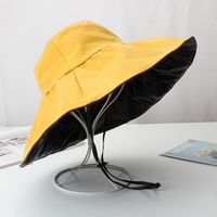 Kova şapka bla yaz aylarında kadınlar için güneş koruyucu