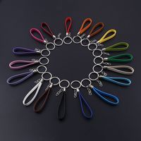 Großhandel Keychain Schmuck Mode Zubehör Multi - Herren und Frauen Universal PU Leder Einfache Stil Schlüsselanhänger