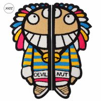 43x37cm Big Size Asciugamano Embroidery Cartoon Chenille Badge Custom Sewing on Patch Clown Flower Patchwork Adesivo Appliques per abbigliamento Backpack Backs