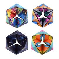 AntiStress Infinite Cube Toy Toy Anti-Trangeing Спинничный стресс Обращение аутизма Игрушки KaleiDoCycle Magic Cubes Office Flip Cubic для детей подарки