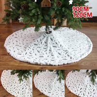 Christmas Decorations Tree Skirt Foot Carpet Mat Under The Year 2022 Xmas