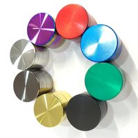 5CM 2INCH 8 Colors 4 Layers Metal Tobacco Grinder Smoke Acce...