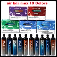 Air Bar Max Lux Cigarros Dispositivos Dispositivos Construído de 500mAh Bateria 2.7ml Vape Vape 2000 Puffs Dab Caneta Starter Kit vs Bang XXL
