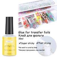Nail Art Kits 1box Transfer Foil Gel Strong Glue Sticky Adhesive Polish UV Lacquer Varnishes Decoration Manicure Tools