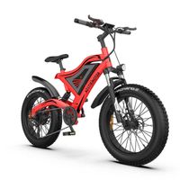 20 '' دراجة كهربائية خارج الطريق 2 عجلات دراجات كهربائية 48V15AH 500W Aostirmotor S18-Mini الكهربائية الدراجة الجبلية الكبار