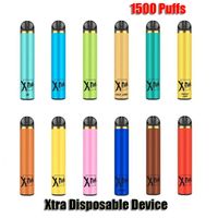 Xtra Disposable E- cigarette Device 1500 Puffs Powerful Batte...