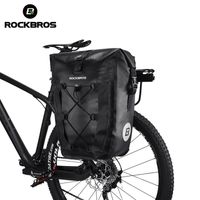 Rockbros completo bolsa de bicicleta impermeável 27l sacos de bicicleta de viagem bicicleta bicicleta rack traseiro assento assento bolsa de tronco ciclismo pannier