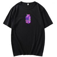 Мужские футболки сок Wrld T-Shrit Pattern Print Tshirt Trap Rap Rainbow Fault World T рубашка мужчины женщины хип-хоп с коротким рукавом1